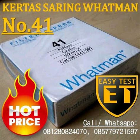 Jual Kertas Saring Whatman No 41 1041 090 Laboratory Filter Paper