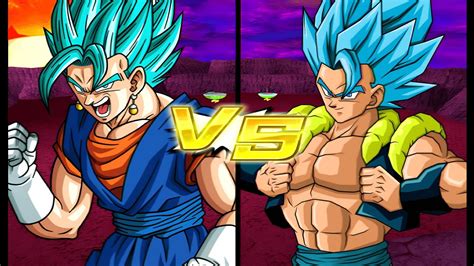 Gogeta Blue Vs Vegetto Blue Dragon Ball Z Budokai Tenkaichi 4 Youtube