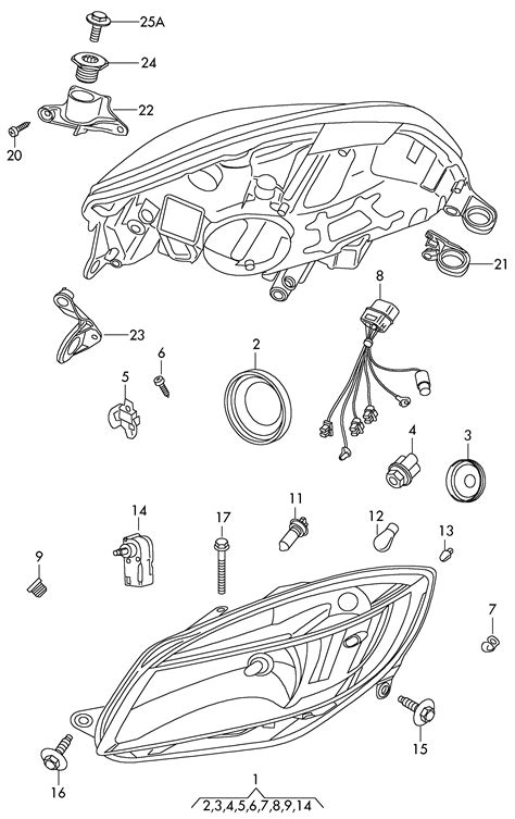 Skoda Fabia (2011 - 2015) - headlights. > VAG ETKA Online > Nemiga.com