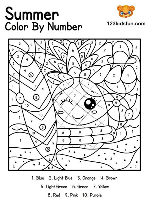 Coloring Pages Color By Number Worksheets At Saspermissiveblog Blog