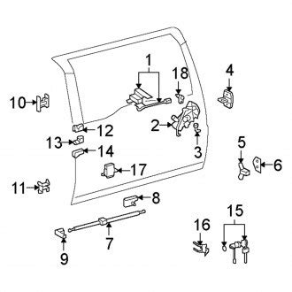 Toyota Fj Cruiser Oem Window Parts Visors Regulators Carid