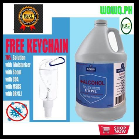 Ethylll Alcohol Disinfectant Antiseptic Gallon Disinfectant