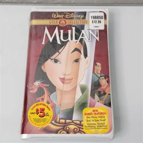 WALT DISNEY CLASSIC Gold Collection Mulan Movie VHS NEW Sealed 13 70