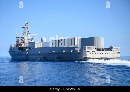 The Unmanned Surface Vessel USV Ranger Transits The Pacific Ocean