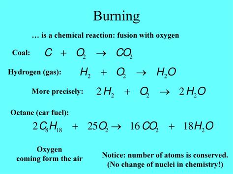 Brilliant Equation For Combustion Of Coal Class Physics All Formulas