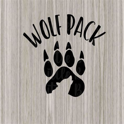 Wolf Pack Svg Wolf Svg Wolf Paw Print Svg Howling Wolf Etsy | The Best ...