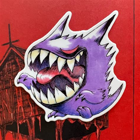 Gengar Sticker | Dalton Doodles Online Shop