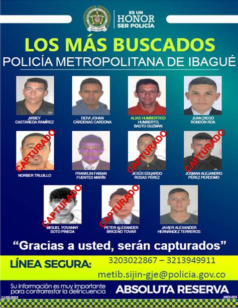 Capturados Cinco Del Cartel De Los Más Buscados Por La Policía