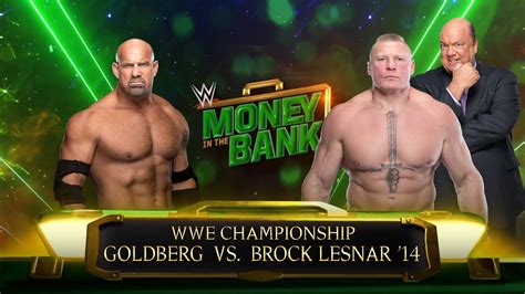 Full Match Goldberg Vs Brock Lesnar Wwe 2k23 Youtube