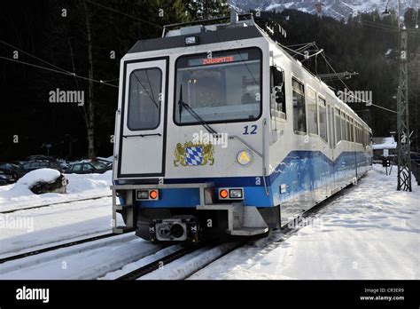 Bayerische Zugspitzbahn Bavarian Railway On Mt Zugspitze Cog Railway