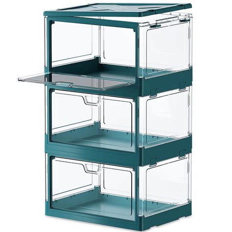 Snapklik Prandom Stackable Clear Storage Bins