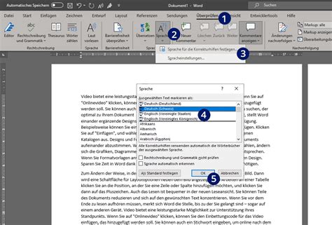 Sprache In Word Ndern F R Windows Und Mac Erkl Rt