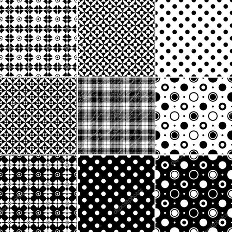 Big Collection Seamless Patterns Stock Vector By Olgadrozd