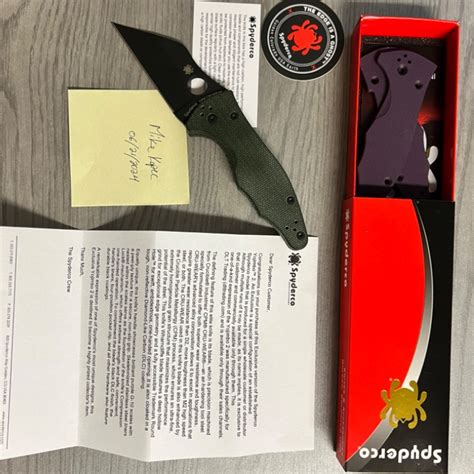 Bladebinge Spyderco Yojimbo Cruwear Dlt Exclusive With Aftermarket