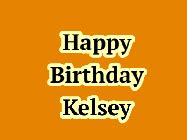 Happy Birthday Kelsey GIFs