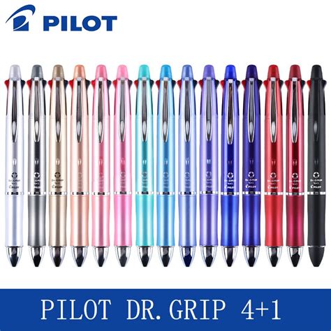 1pcs Pilot Dr.Grip 4+1 Multi Function Pen Ballpoint Pen 0.5/0.7 ...