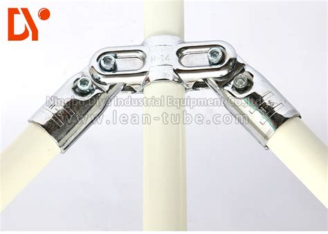 Pipe Rack Lean Tube Connector Metal Material 20mm Thickness For Trolley