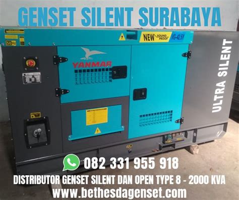 Jual Genset Yanmar Kva Silent Type Di Lapak Genset Silent Surabaya