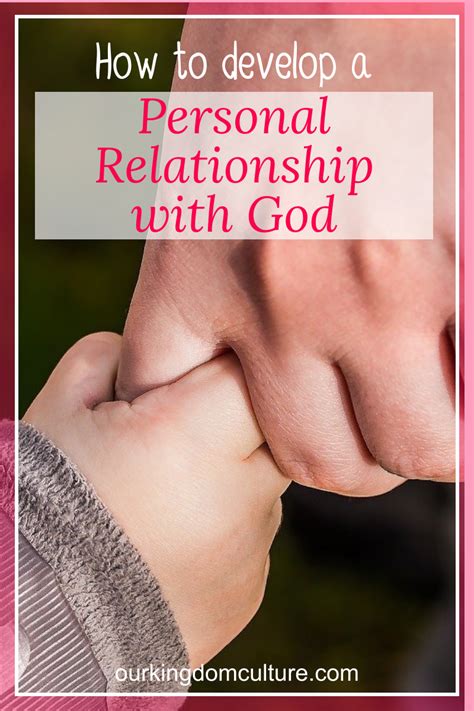 How To Develop A Personal Relationship With God Artofit