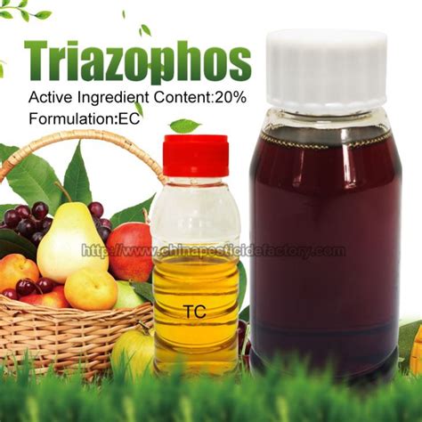 China INSECTICIDE TRIAZOPHOS 85 TC 20 EC CAS NO 24017 47 8