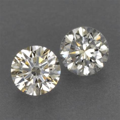 White Diamond 0.1ct (2 pcs) Round from Brazil Gemstones