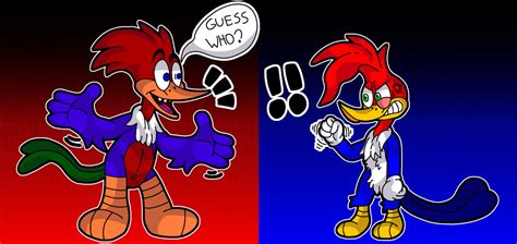 My Woody Woodpecker Vs 1940s Woody Woodpecker By Zarigoldxpc On Deviantart