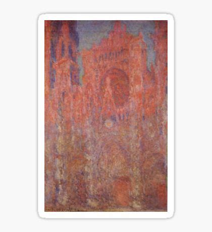 Claude Monet Stickers For Sale Claude Monet Monet Rouen