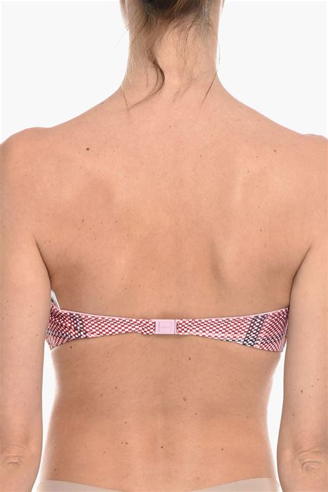 Marysia Scalloped Edges Antibes Reversible Bandeau Bikini Top Women