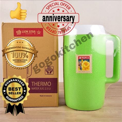 Lion Star Water Thermos Jug Hot Cold L And L K Shopee Malaysia