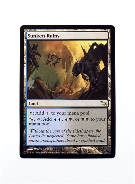 Sunken Ruins From Shadowmoor Shm Mtg Proxy Magic Cardplus