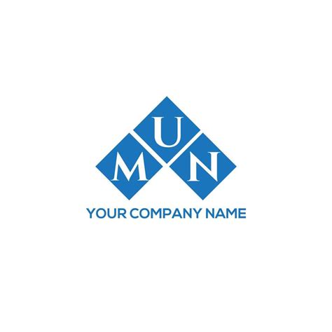 MUN letter logo design on white background. MUN creative initials ...