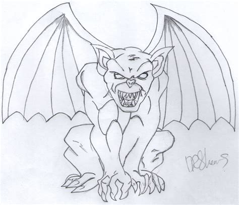 Gargoyle Drawing At Getdrawings Free Download