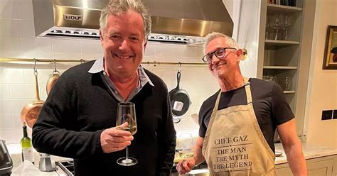 Piers Morgan And Gary Lineker Quash Feud Rumours With Cosy Night In