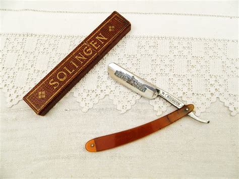 Antique German Cut Throat Razor By Solingen Rhein Mosel Kickuth