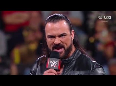 WWE RAW 2 26 2024 Drew Mcintyre Brags About Winning The Men S