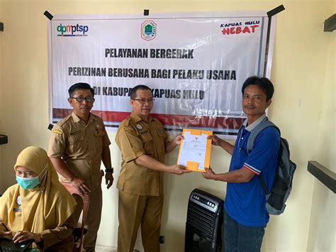 DPMPTSP Kabupaten Kapuas Hulu Laksanakan Pelayanan Bergerak Perizinan