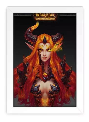 Quadro Decorativo World Of Warcraft 04 Mdf 30x20cm MercadoLivre