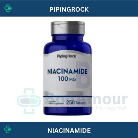 Buy Pipingrock Niacinamide 100mg X 250 Tablets