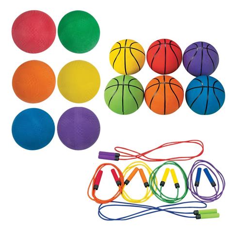 Playground Ball Jump Rope Kit 24 Pc Oriental Trading