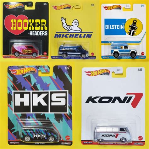 Hot Wheels Premium Car Culture Koni Volkswagen T Panel Bus Michelin Hks Mbk Van Bilstein Land