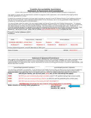 Fillable Online Foothills Membership Application Pdf Fax Email Print