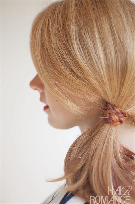 Braid Wrapped Ponytail Tutorial On The Freckled Fox Hair Romance