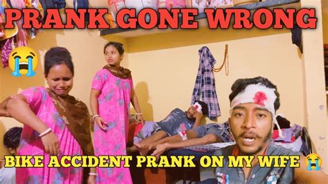 Accident 🤕 Prank Gone Emotional 😭 Prank On My Wife তোমার কিছু হয়ে