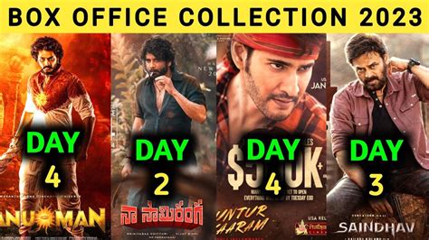 Box Office Collection Of Hanuman Guntur Kaaram Naa Sami Ranga