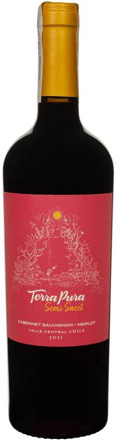 Вино Terra Pura Cabernet Sauvignon-Merlot красное полусладкое 0.75 л 13 ...