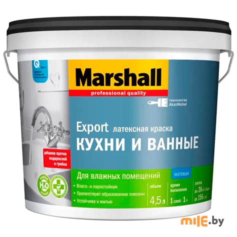Краска Marshall Export 4,5 л (5248868) купить в Минске