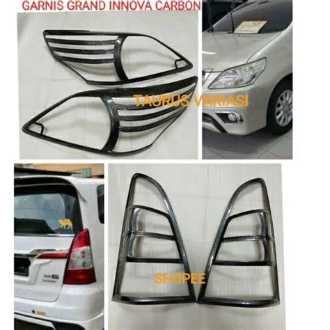 Jual Garnis Cover Lampu Depan Dan Belakang Mobil Toyota Grand Inova