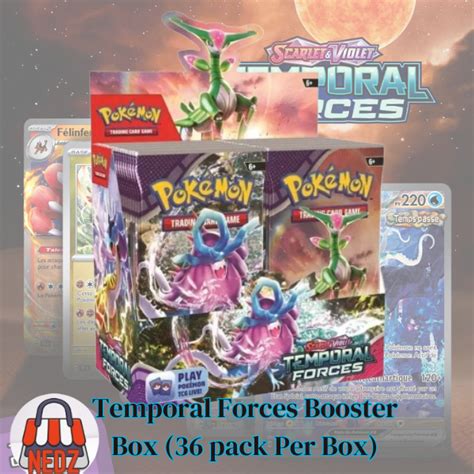 Pokemon Tcg Scarlet And Violet Temporal Forces Full Booster Box 36