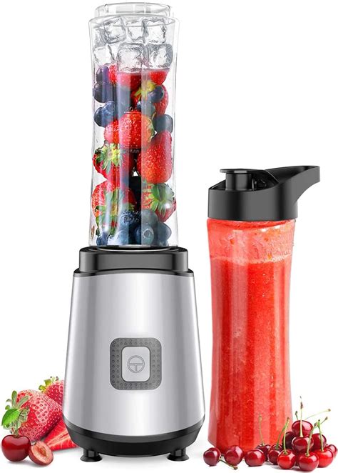 Ailgely Mixer Smoothie Maker 400W Elektrisch Tragbar Sport Standmixer