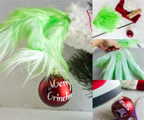 DIY Grinch Hand Ornament Craft | 3 Boys and a Dog